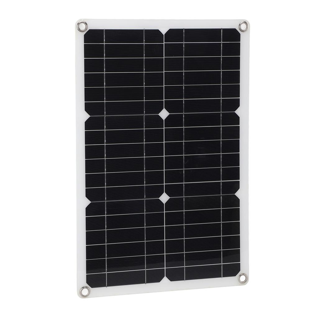 18V 20W Semi Flexible Solar Panel Monocrystalline High Efficiency Waterproof for Car RV Yacht Boat