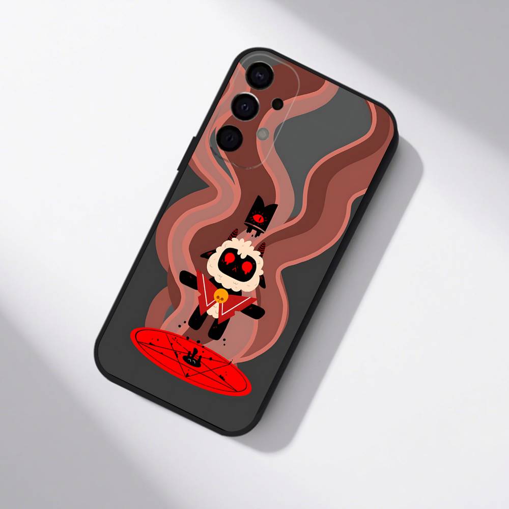 Чехол для телефона C-Cult the L-Lamb Sheep Черный для Samsung S25, S24, S21, S22, S23, S30, Ultra, S20, Plus, Fe, Lite, 5G