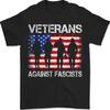 Veterans Against Fascism US Patriotic Soldier Proud Family American Flag T-Shirt