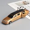 Модель автомобиля Lincoln в масштабе 1/36, удлиненная, из сплава, детская игрушечная модель автомобиля, симуляция, стретч-лимузин Lincoln, коллекционная игрушка, детский подарок