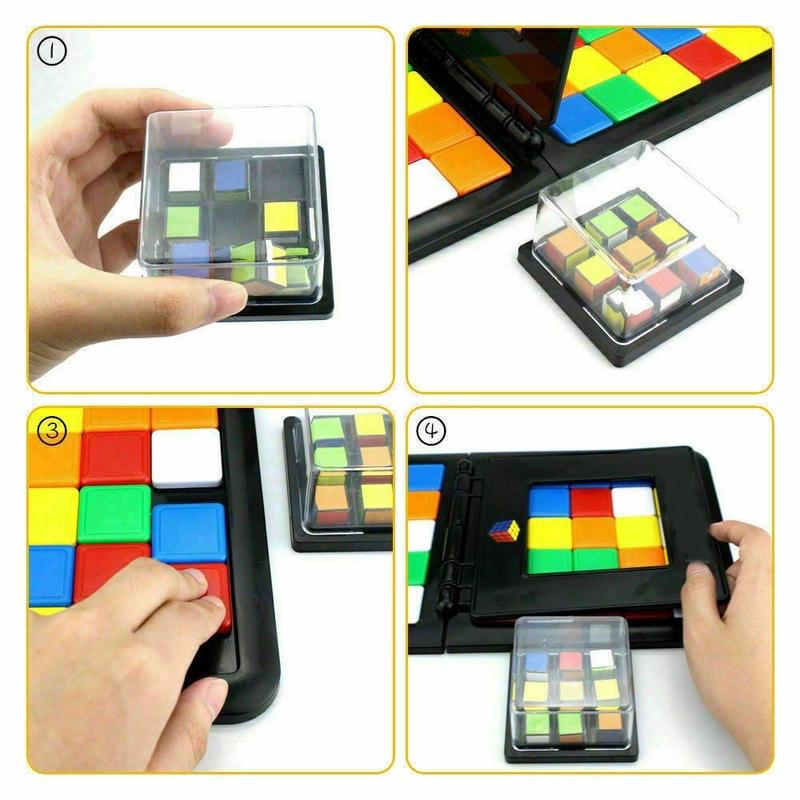 Educational Toys Color Battle Square Game Parent-child Square Desktop Children's Puzzle Learning Educational Toys Anti-stress Boy Girl Gift
