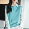 Women's Cashmere Vest 30% Cashmere 70% Wool Women's Autumn and Winter Cashmere Vest Soft and Warm