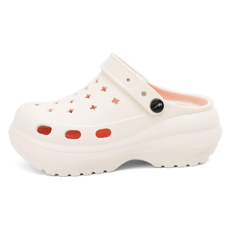 CH hole shoes новые высокие на толстой подошве нескользящие летние уличные пляжные баотоу шлепанцы для дома прохладные