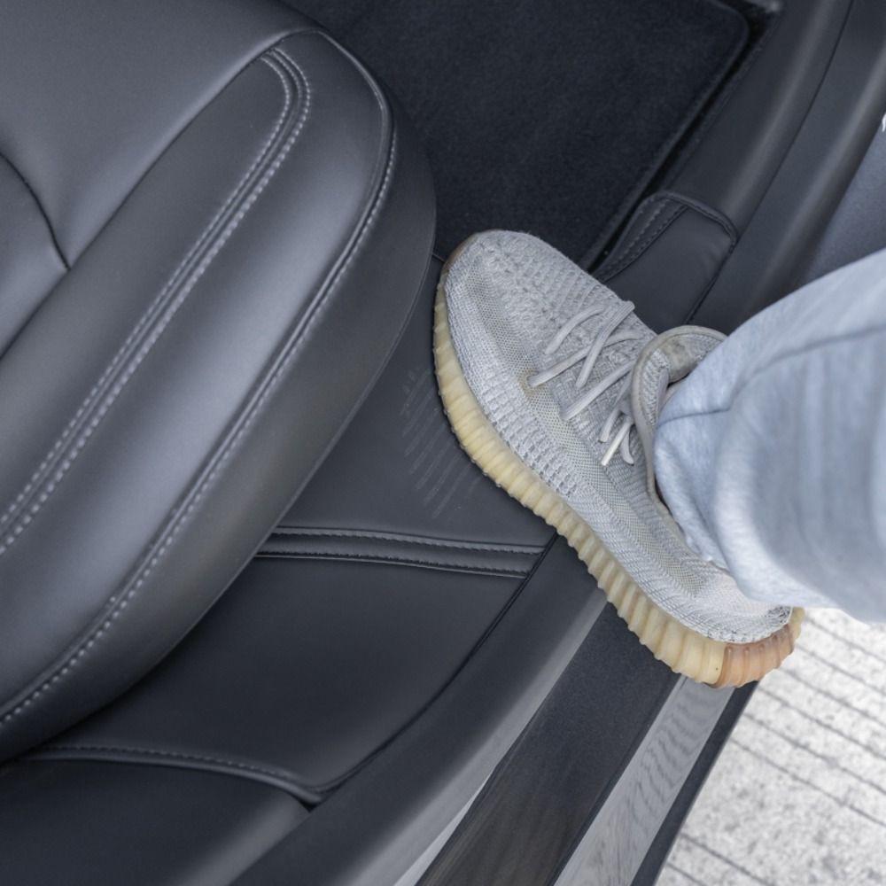 2 шт. Защитная замшевая накладка Защитная полоса для Tesla Model Y Модификационные аксессуары