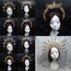 Parts Vintage Gothic Lolita Tiara Sun Goddess Headwear DIY Crown Material Kits Wedding Headpiece