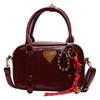 Winter Retro Portable Red Bag Women's 2025 New Fashion Versatile Small Square Bag Simple Versatile Messenger Bag