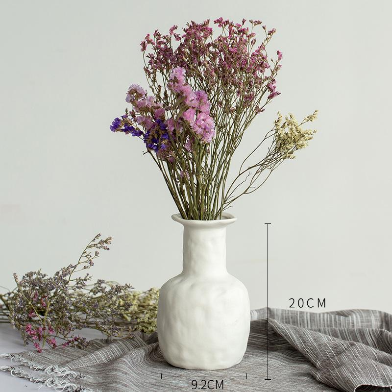 Hot Selling New Creative White Modern Ceramic Vases Handmade Custom Luxury Art Deco Home Decor Flower Tabletop Vase for Gift
