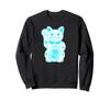 Lucky Cat Cute Maneki Neko Vintage Style Sweatshirt