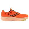 SAUCONY Кроссовки Ride 15 Тканевая амортизация Нескользящая износостойкая Легкие Низкие Беговые Мужские Оранжево-красные S20729-45