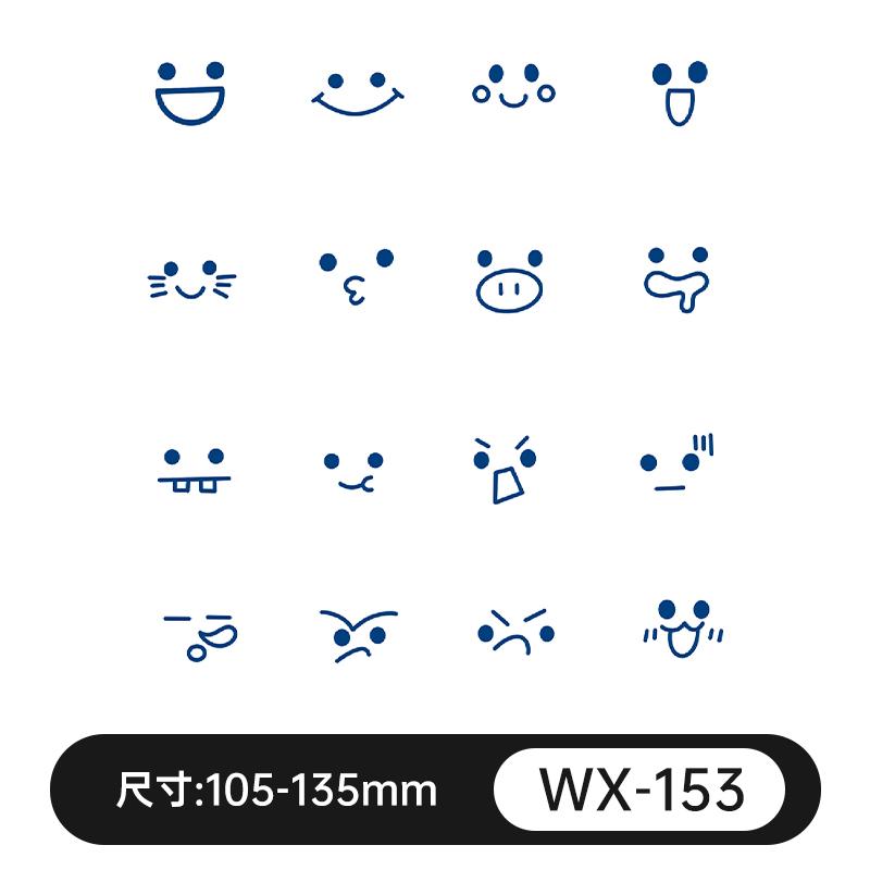 Bxtats Custom Herbal Genipin Juice Ink Tattoo Symbols Minimalism Fingers Tattoos Last 1-2 Weeks Semi Permanent Tattoo Stickers