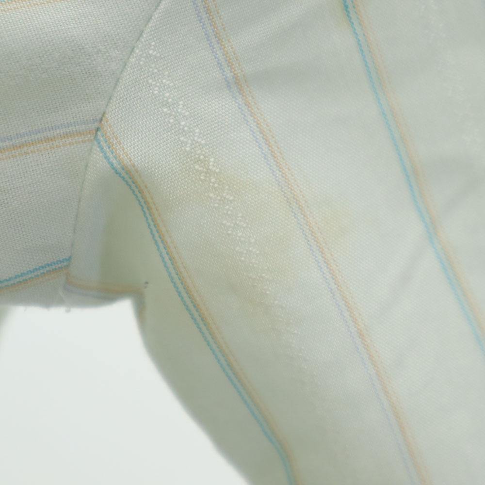 Серебряная коллекция от KARMAN 70-х годов винтажная рубашка в полоску с длинным рукавом в западном стиле Мужская Б/У