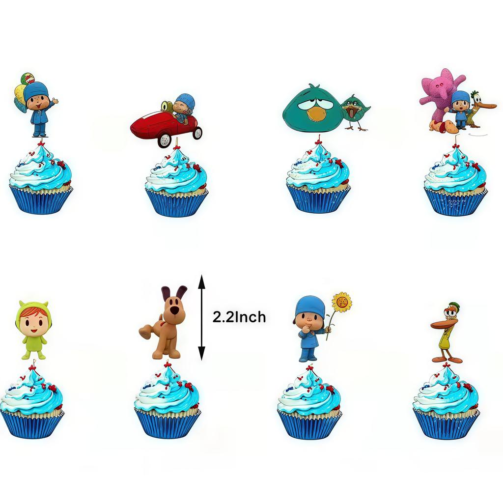 Украшения на День Рождения Pocoyo Одноразовая Посуда Стакан Тарелка Воздушный Шар Баннер Для Детей Подарок Декор для Детского Праздника Товары для Вечеринки Подарок