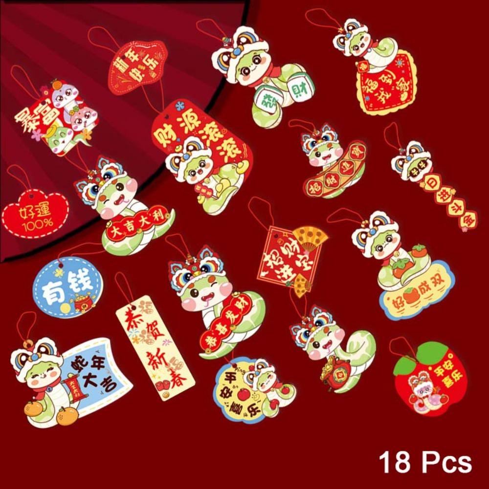 Red Hanging Pendant Tassel Potted Plant Decoration New Hanging Ornament Spring Festival