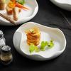 Ceramic Dinner Dish Steak Plates Creative Household Irregular Shaped Tableware Pasta Plate Modern El Restaurant Dessert Trays