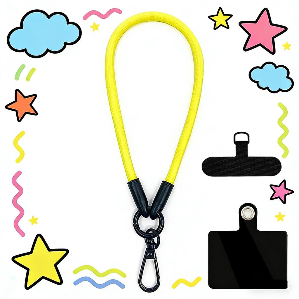 Cell Phone Case Lanyard Wrist Hand Strap Cord with Card to Hang the Mobile Phone Rope Smartphone Chain Key Strap for iPhone