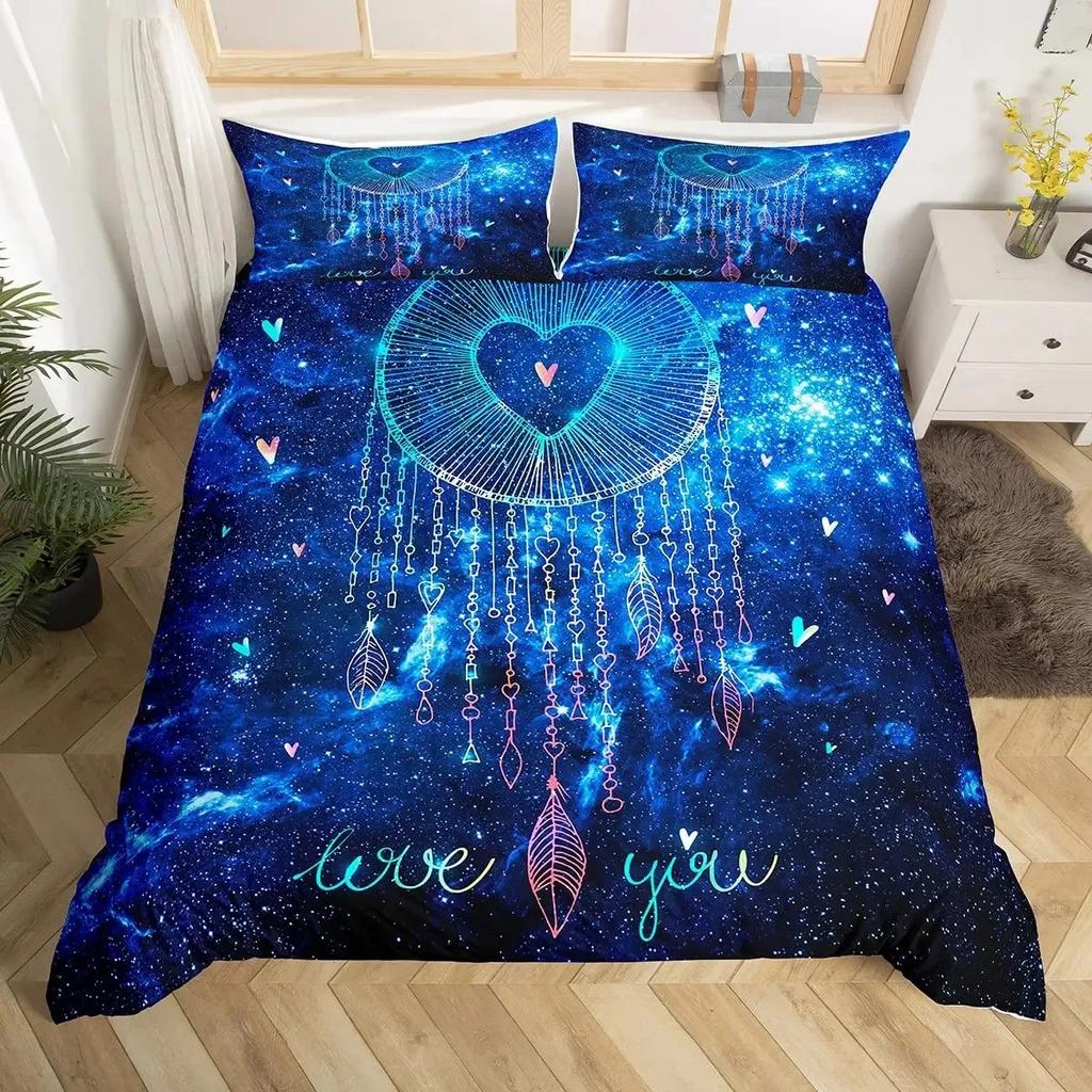 Фэнтезийный комплект пододеяльника для девочек, постельное белье с темой бабочек мечты, цветочный комплект чехла для одеяла для девочек, пододеяльник с цветами и грибами