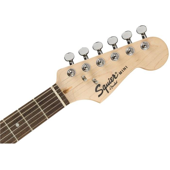 Squier by Fender Electric Guitar Mini Strat®, Laurel Fingerboard, Black, with Soft Case