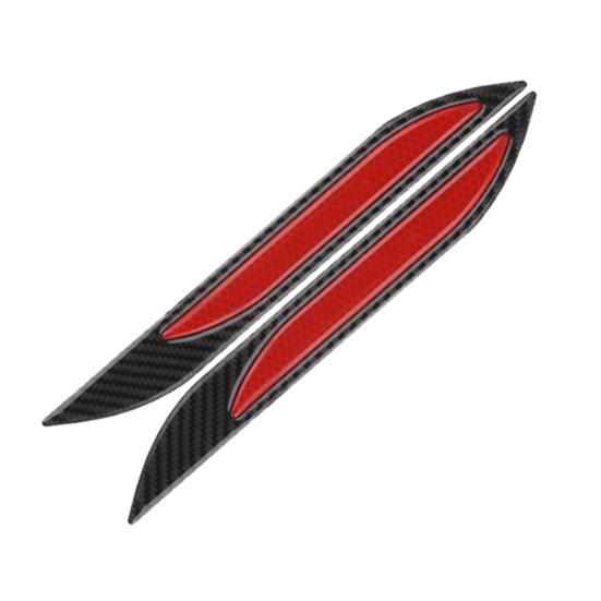 1 Pair Anti-slip Car Reflector Tape High Brightness Convenient Auto Accessories Strip Reflective