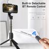 Aluminum Alloy Wireless BT Remote Control Selfie Stick Multifunctional Portable Tripod Stand with