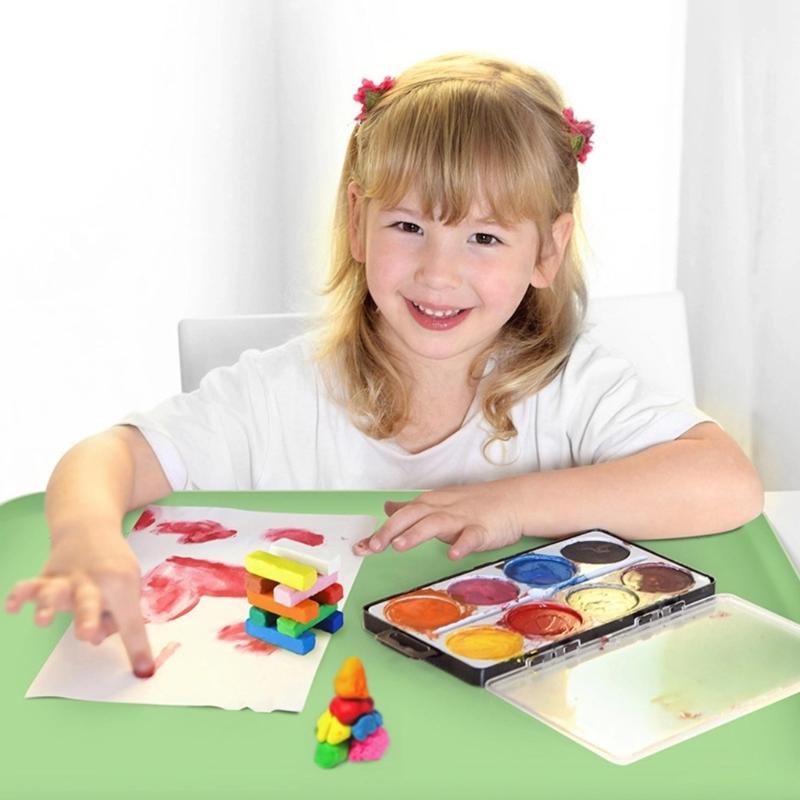 Моющийся детский художественный блокнот Силиконовая художественная доска Удобный для путешествий коврик для рисования для детского творчества
