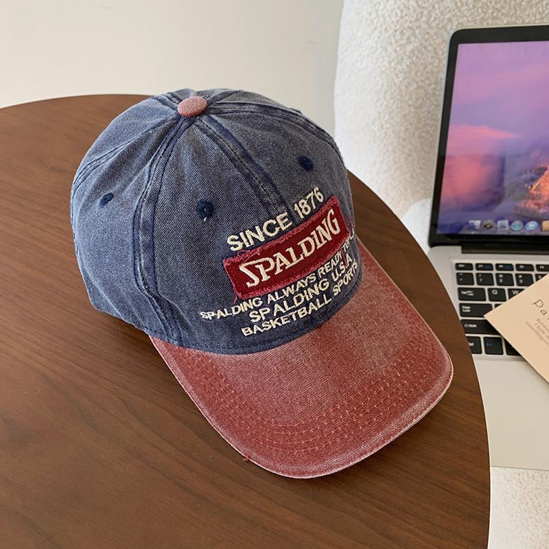 Color Trendy Unisex Block Duckbill Hat With Spacious Brim For Smaller Look Face