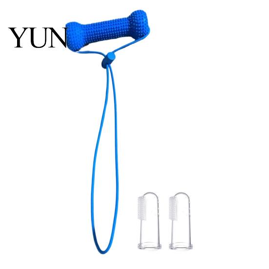 Pet Tooth Brushing Aid Dog Helper, Dental Prop Chewable Toy, Dual-Action Canine Oral Calculus Remover Care Tool for Cleaning Teeth,