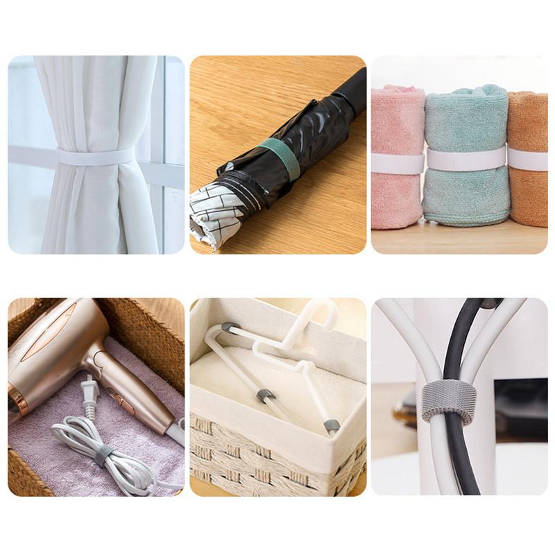 5M органайзер для кабелей, лента для намотки проводов, стяжки для укладки кабелей для наушников и мышек, протектор