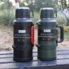 Изолированная бутылка для воды большой емкости для горячих/холодных напитков: Идеально для прогулок, автомобилей, путешествий на природе и строительных площадок