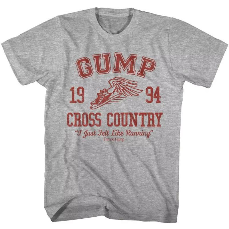 I Just Feel Like A Running Movie Quotea Runner Comedy Movie Tshirt Forrest Gump Unisexs Tshirt Retro Offroad Distress Tshirt