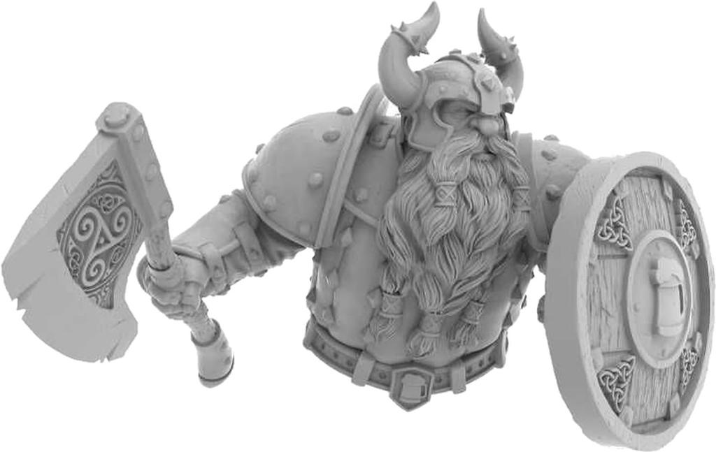 Green Stuff World Масштаб PRIMAL Collectibles Гном Broulam Axdelver Набор для 3D-печати 1/12 GSWD-12678 (Человек)