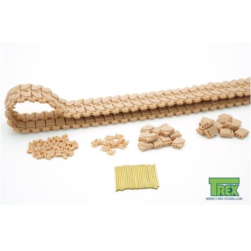 T-Rex Studio Масштаб 1/35 Армия США M1/M1A1 Abrams Гусеничные Металлические Штифты Пластиковые Детали Модели TR85048 Цветная отливка