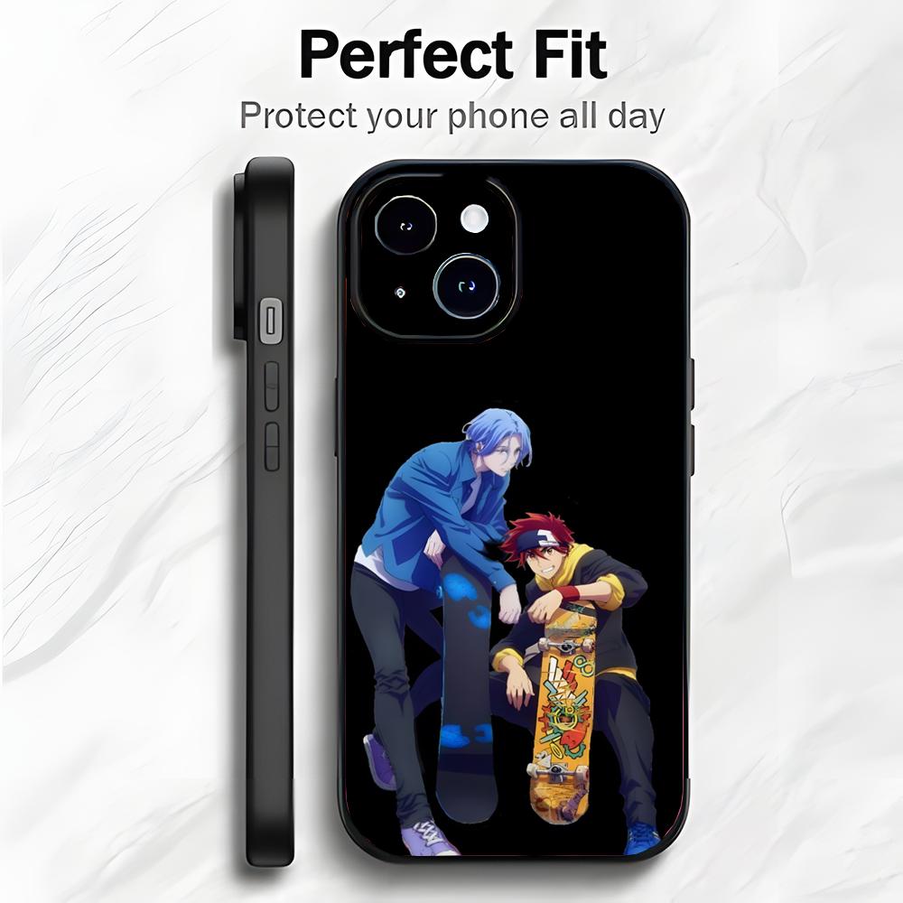 Cool Japanese Anime S-SK8 the Infinity Phone Case Phone Case Soft Packaging Lightweight For iPhone17 16 15 14 13ProMax