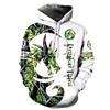 Fashion Men's Sweatshirt New Men's Lion Print Autumn and Winter Long Sleeve Hoodie Top