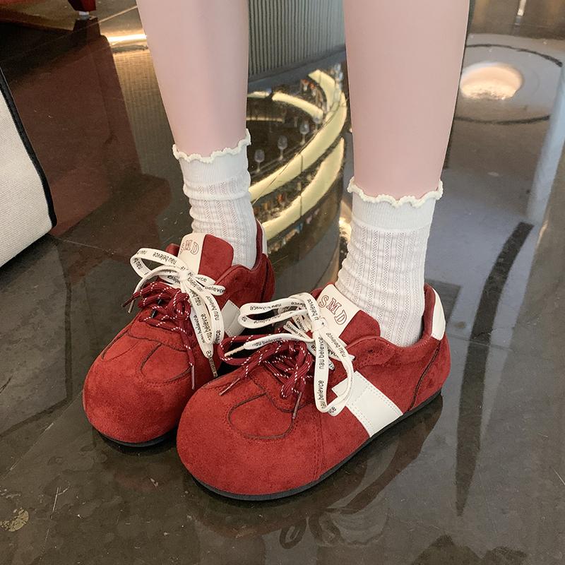 Модные кроссовки с широким носком унисекс, минималистичная парусиновая обувь с нулевым перепадом, нескользящие кроссовки на шнуровке для ходьбы, женская обувь