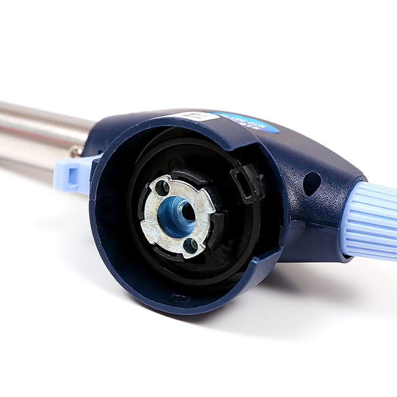 Portable Butane Torch Auto Ignition Gas Burner for Camping BBQ Cooking Refillable