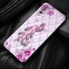 Чехол для Xiaomi Poco X3 Nfc X3 M3 Pro X3 F3 Gt F1, чехол для Mi 11t 10t Pro 9t 11 Note 10lite Civi Rose Pink Purple с блестящим узором