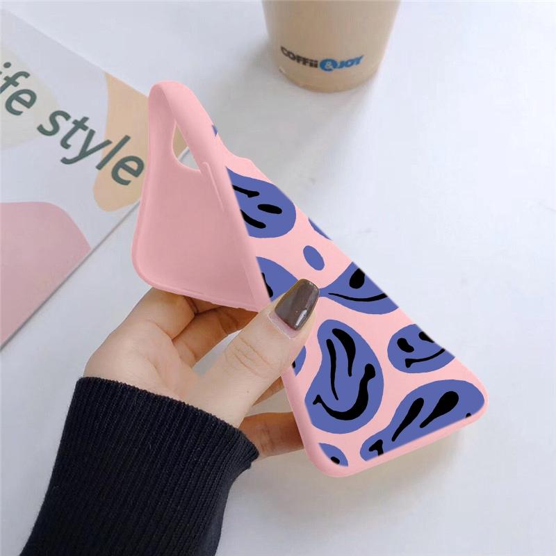 Мягкий силиконовый чехол с забавным лицом для Xiaomi Redmi Note 13 Pro 13C 14T 15 Samsung A55 A35 M34 M35 S24 S25 Huawei Honor 200 iPhone Realme противоударный чехол