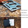 EDC Stainless Steel Credit Card Knives Tool with Survival Self Defense Pocket Mini Survival Tool Wallet Card Beer Opener