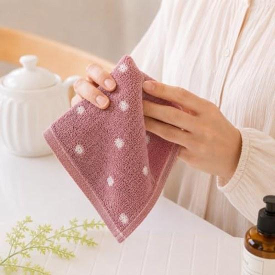 Ladies towel handkerchief set 10 gift wrapping assorted colors patterns (23x23cm 25x25cm)