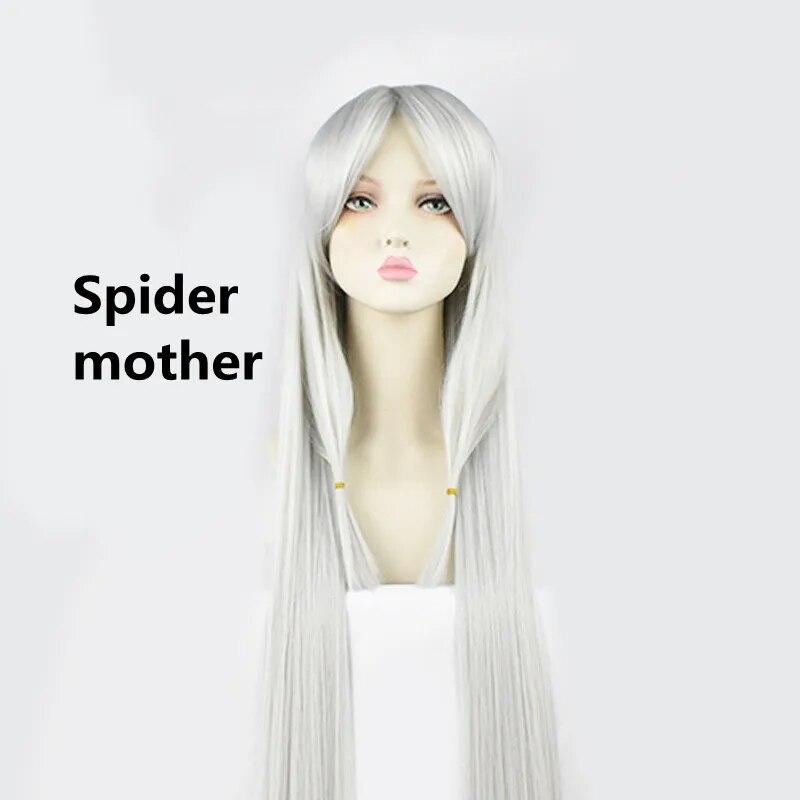 Убийца демонов Руи Паук Семья Мать Старшая сестра Cos Одежда для выступлений Белая одежда Хэллоуин Фестиваль призраков Кимоно