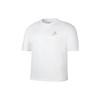 Men's Air Jordan Minimalistic Back Large Logo Printing Casual Round Neck Short Sleeve White Yellow T-Shirt DZ4055-102