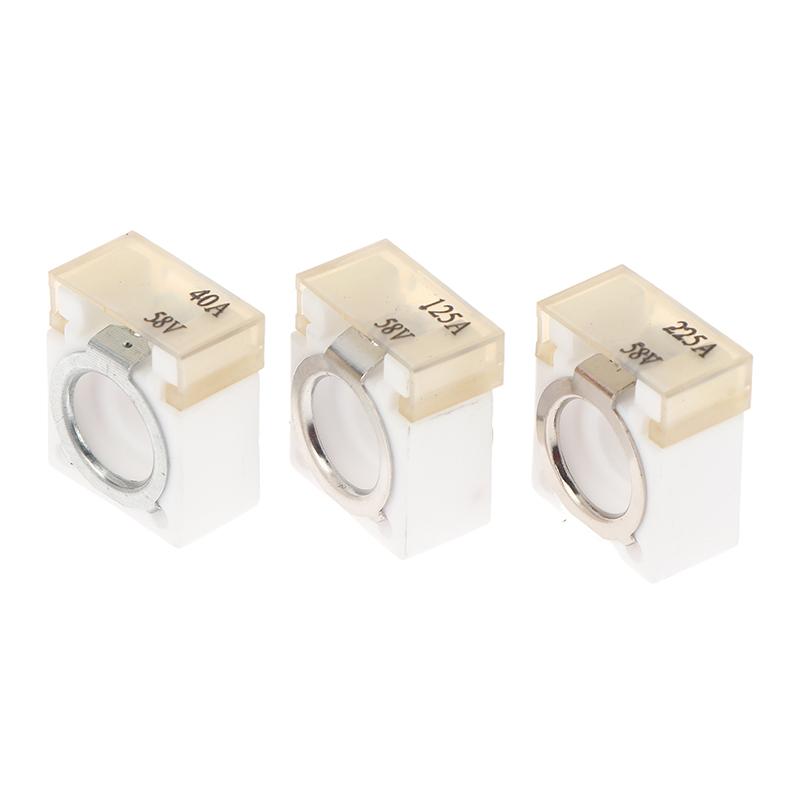30A-600A Battery Terminal Mount Fuse Block Kit 58V With Single Stud 5/16" Marine Rated Battery Fuse For Boat Truck Rv