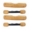 2 PCS Wood Grain Inflatable Floating Row Pool Floats Floating Log Raft Toys Outdoor Party Water