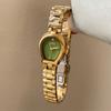 Retro watch small lampshade high fashion and exquisite new stainless steel gold watch luxury ladies quartz watch gift