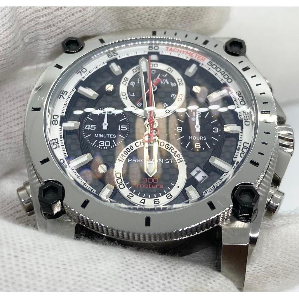 Б/у, хорошее состояние, рабочий, батарея заменена, хронограф BULOVA Precisionist 98B172