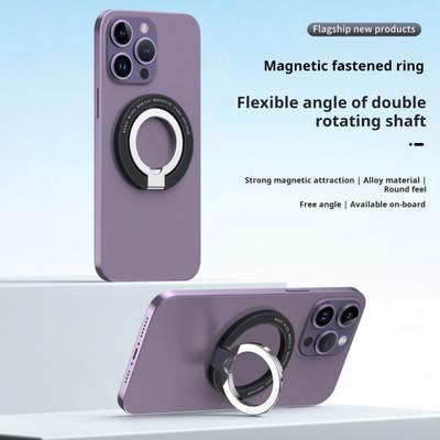 Магнитный держатель для кольца MagSafe N52 Сильный магнитный держатель для телефона с двойной застежкой-пряжкой для iPhone 15/14/13/12 Pro Max