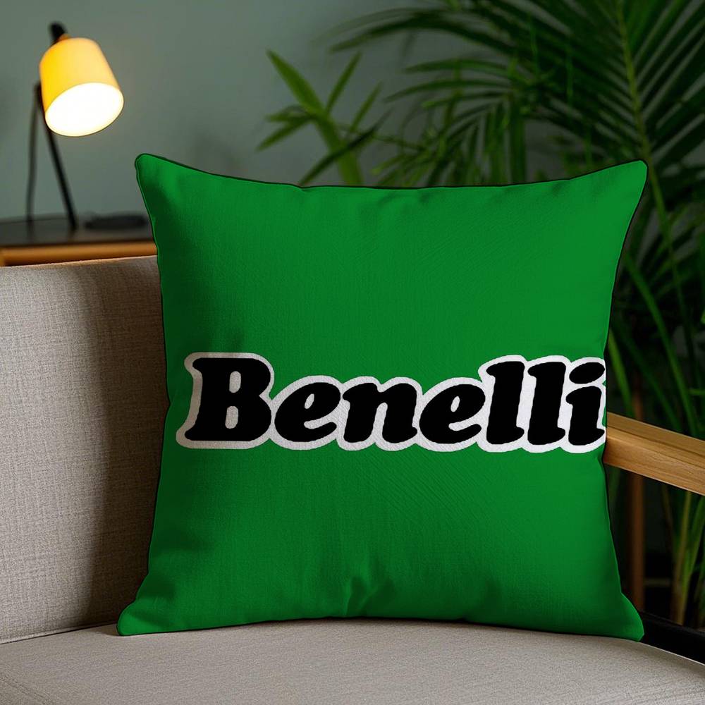 Крутая наволочка B-Benelli для дома, общежития, спинки стула, короткий плюш, двусторонняя печать, подушка для офисного сна