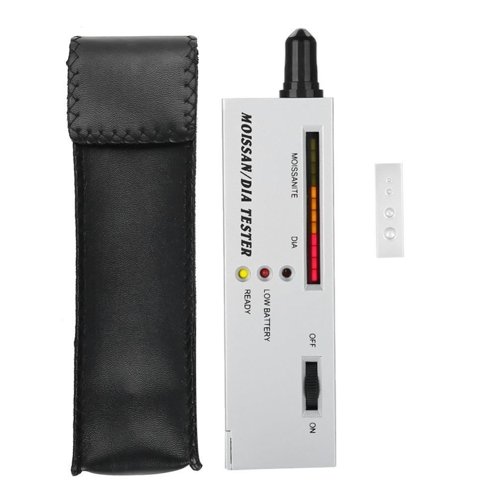 Accurate LED Indicator Moissan Tester Plastic Jewelry Testing Tool Moissanites Detector Professional Use