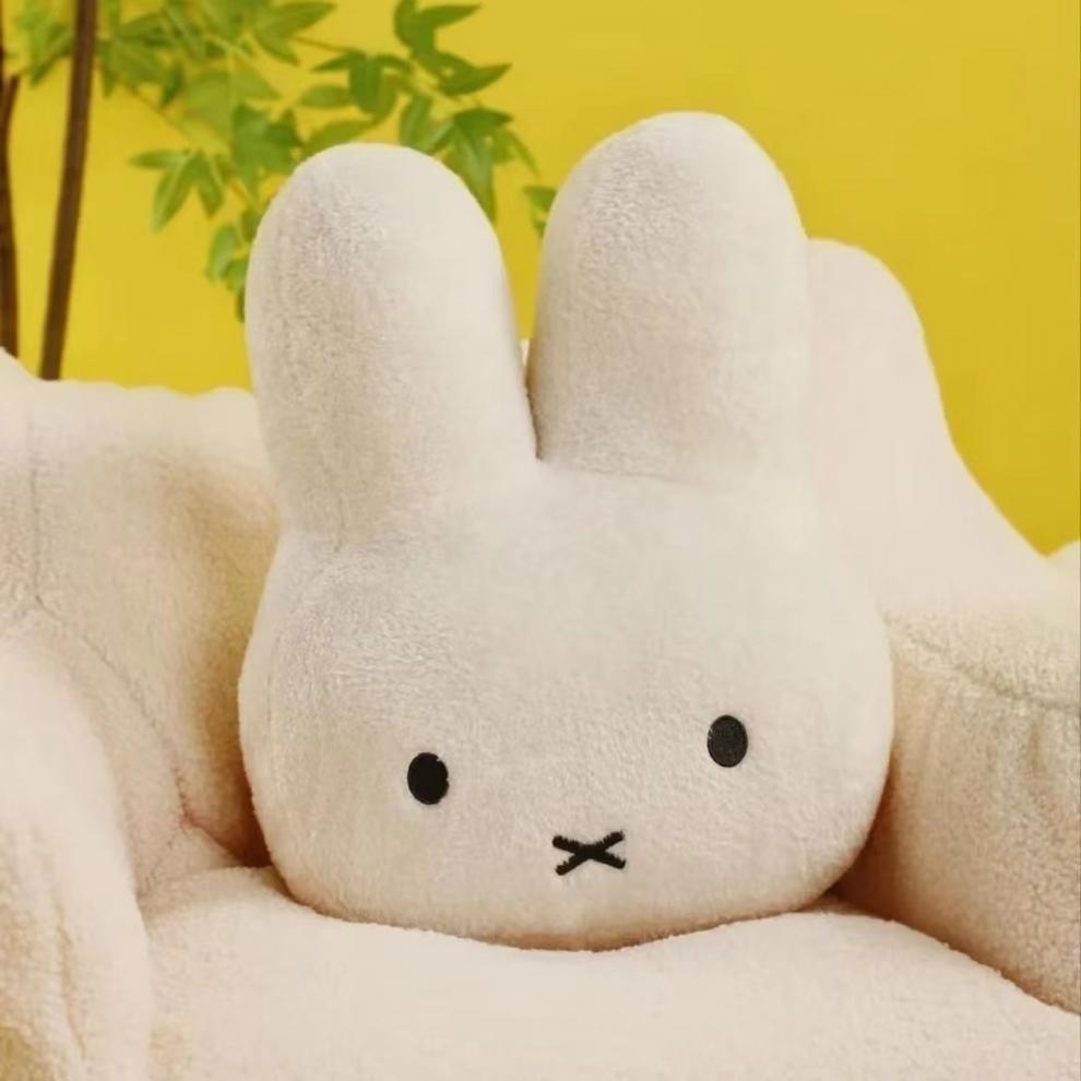 Sale Miffy Black Eyes Cute Doll Plush Toy Kawaii Bed Pillow Soft Comfortable Sofa Cushion Pillow Gift Toys For Girl And Boy
