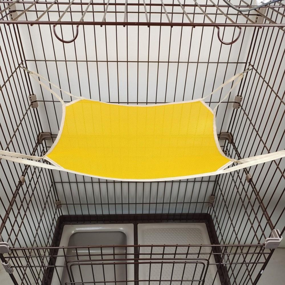 Comfortable Pet Cage Hammock Wear Resistant Hanging Sleeping Bed Cat Hanging Hammock  Indoor